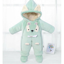 Load image into Gallery viewer, Unisex Cartoon Baby Hooded Winter Rompers freeshipping - Tyche Ace
