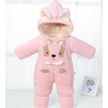 Load image into Gallery viewer, Unisex Cartoon Baby Hooded Winter Rompers freeshipping - Tyche Ace
