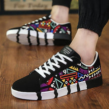 Load image into Gallery viewer, Unisex Casual Graffiti Print Vulcanised Canvas Shoes freeshipping - Tyche Ace
