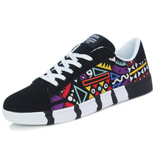 Load image into Gallery viewer, Unisex Casual Graffiti Print Vulcanised Canvas Shoes freeshipping - Tyche Ace
