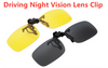 Unisex Clip-on Polarised Day Night Vision Driving Glasses freeshipping - Tyche Ace