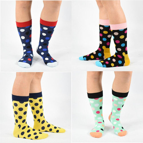 Unisex Colourful Classic dot Pattern Cotton Happy Socks freeshipping - Tyche Ace