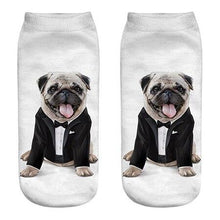 Load image into Gallery viewer, Unisex Cotton Ankle 3D Print Dogs Pattern Design Socks freeshipping - Tyche Ace
