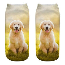 Load image into Gallery viewer, Unisex Cotton Ankle 3D Print Dogs Pattern Design Socks freeshipping - Tyche Ace
