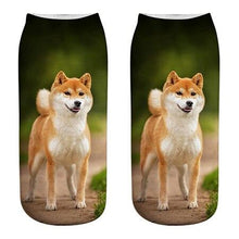 Load image into Gallery viewer, Unisex Cotton Ankle 3D Print Dogs Pattern Design Socks freeshipping - Tyche Ace
