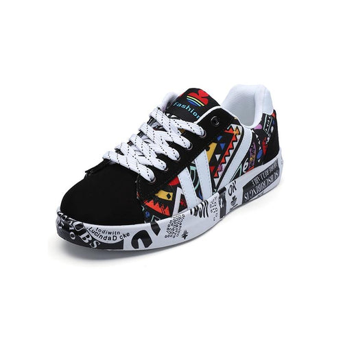 Unisex Cotton Fabric Breathable Lace Up Shoes freeshipping - Tyche Ace