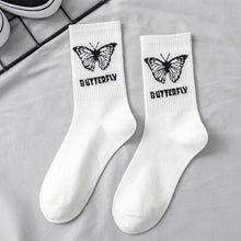 Load image into Gallery viewer, Unisex Cotton Floral Breathable Crew Socks freeshipping - Tyche Ace
