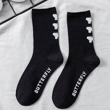 Load image into Gallery viewer, Unisex Cotton Floral Breathable Crew Socks freeshipping - Tyche Ace
