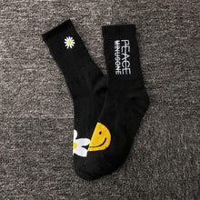 Load image into Gallery viewer, Unisex Cotton Floral Breathable Crew Socks freeshipping - Tyche Ace
