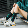 Unisex Cotton Floral Breathable Crew Socks freeshipping - Tyche Ace