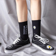 Load image into Gallery viewer, Unisex Cotton Floral Breathable Crew Socks freeshipping - Tyche Ace
