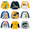 Unisex Kids Cotton Long Sleeve Cartoon Images Design T-Shirts freeshipping - Tyche Ace