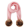 Unisex Warm Knitted Double Pompom Hats And Scarf Set freeshipping - Tyche Ace