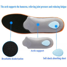 Load image into Gallery viewer, Unisex Leather Orthopaedic Orthotic Insole for Flat Feet Arch Support Shoes freeshipping - Tyche Ace
