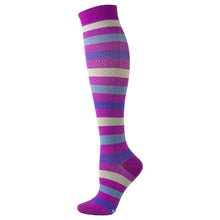 Load image into Gallery viewer, Unisex Multi Colour Happy Compression Stockings freeshipping - Tyche Ace
