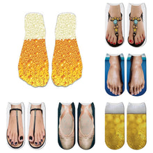 Load image into Gallery viewer, Unisex  Novelty Beer Pattern Cotton Cool Socks freeshipping - Tyche Ace
