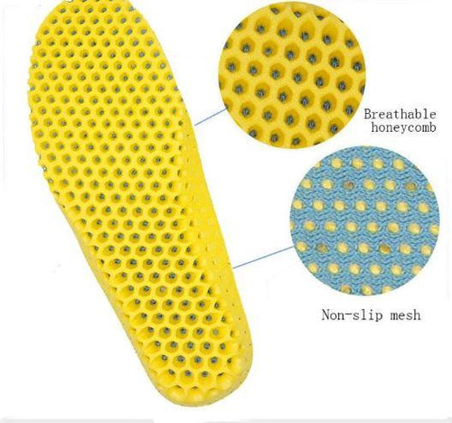 Unisex Orthopaedic Memory Foam Stretch Breathable Deodorant Cushion Shoe Insoles freeshipping - Tyche Ace