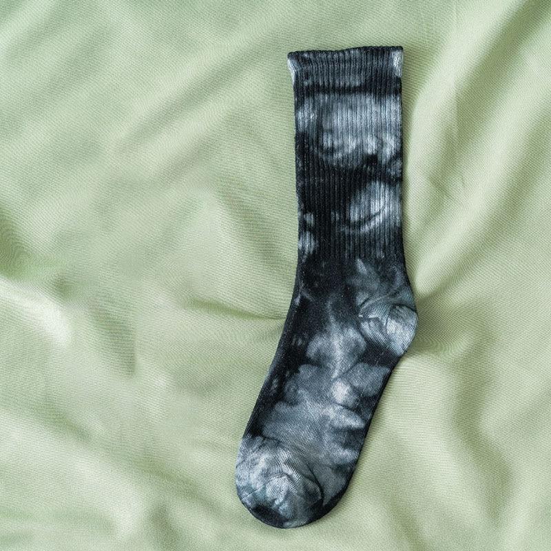Unisex Tie-Dye Cotton & Polyester Socks freeshipping - Tyche Ace