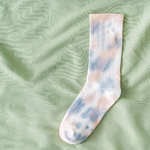 Load image into Gallery viewer, Unisex Tie-Dye Cotton &amp; Polyester Socks freeshipping - Tyche Ace
