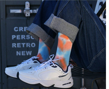 Load image into Gallery viewer, Unisex Tie-Dye Cotton &amp; Polyester Socks freeshipping - Tyche Ace
