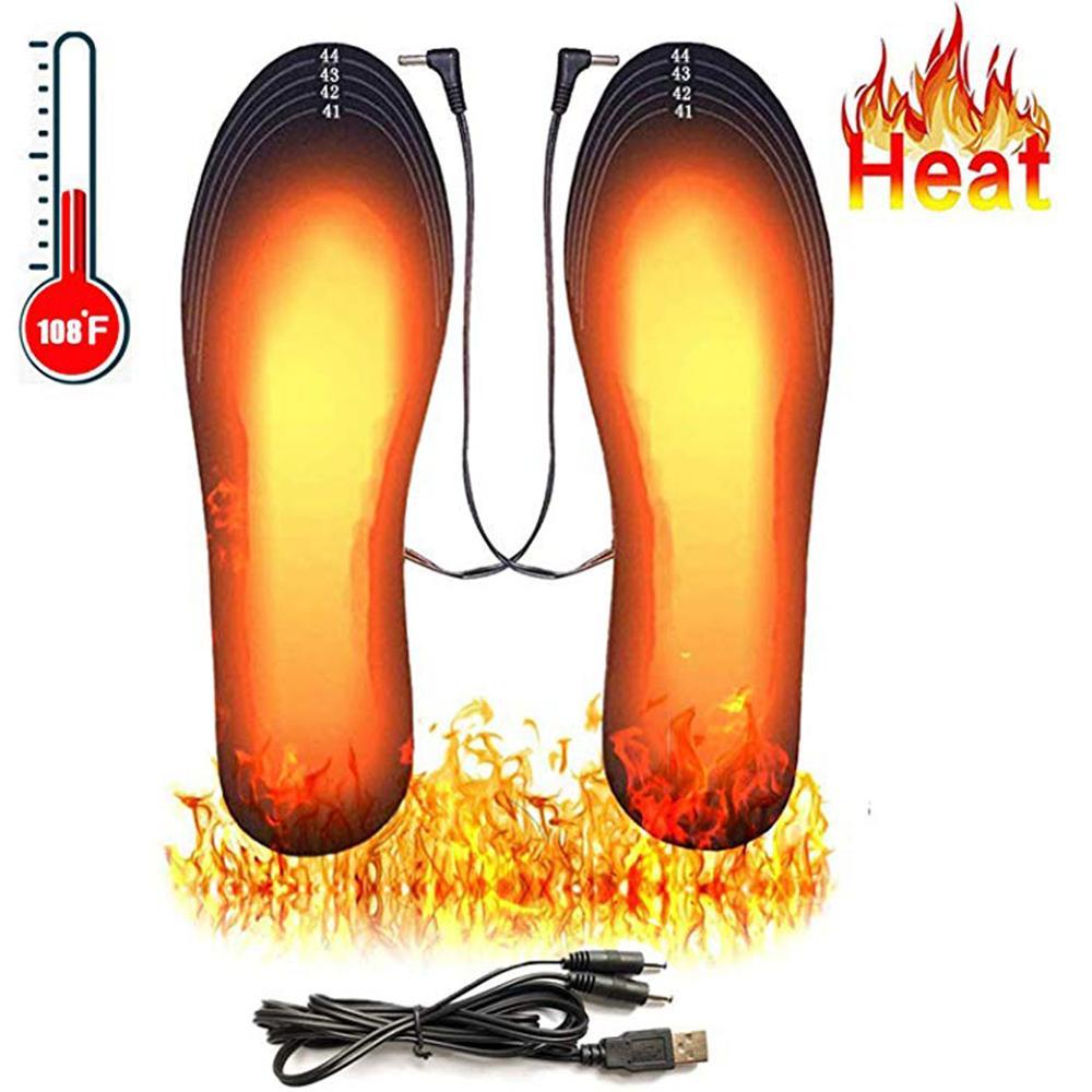 Unisex USB Heated Waterproof Washable Reusable Thermal Shoe Insoles freeshipping - Tyche Ace