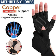 Load image into Gallery viewer, Unisex  Windproof Arthritis Carpal Tunnel Joint Pain Copper Infused Compression Gloves freeshipping - Tyche Ace
