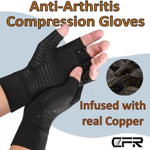 Load image into Gallery viewer, Unisex  Windproof Arthritis Carpal Tunnel Joint Pain Copper Infused Compression Gloves freeshipping - Tyche Ace
