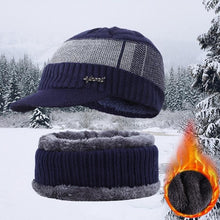 Load image into Gallery viewer, Unisex Winter Beanie Hat and Wool Scarf Caps Sets freeshipping - Tyche Ace
