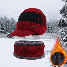 Load image into Gallery viewer, Unisex Winter Beanie Hat and Wool Scarf Caps Sets freeshipping - Tyche Ace
