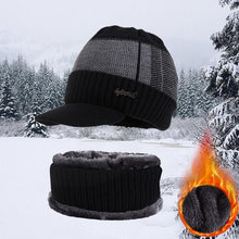 Load image into Gallery viewer, Unisex Winter Beanie Hat and Wool Scarf Caps Sets freeshipping - Tyche Ace
