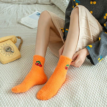 Load image into Gallery viewer, Unisex Winter Fluffy Thick Fruit Design Print House Happy Socks freeshipping - Tyche Ace
