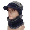 Unisex Winter Knitted Wool Beanie And Scarf Caps Set freeshipping - Tyche Ace