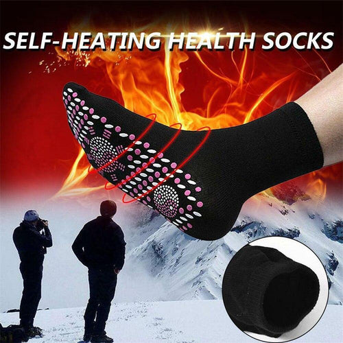 Unisex Winter Tourmaline Magnetic Therapy Warm Self Heating Socks freeshipping - Tyche Ace