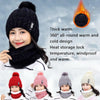 Unisex Winter Warm Fleece Balaclava Knitted Hat and Neck Warmer Sets freeshipping - Tyche Ace