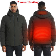 Load image into Gallery viewer, Unisex Winter Wind Stopper Smart Intelligent USB Full Body Heated Jacket freeshipping - Tyche Ace
