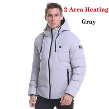 Load image into Gallery viewer, Unisex Winter Wind Stopper Smart Intelligent USB Full Body Heated Jacket freeshipping - Tyche Ace
