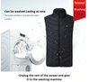 Unisex Winter Wind Stopper Smart Intelligent USB Full Body Heated Jacket freeshipping - Tyche Ace