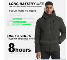 Load image into Gallery viewer, Unisex Winter Wind Stopper Smart Intelligent USB Full Body Heated Jacket freeshipping - Tyche Ace
