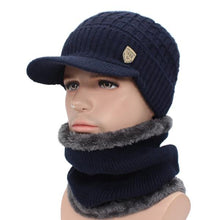 Load image into Gallery viewer, Unisex Winter Wool Beanie Cap and Scarf / Mask Sets freeshipping - Tyche Ace
