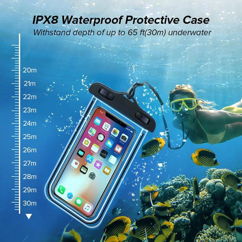 Universal Waterproof Phone Case Swimming Diving Pouch Bag freeshipping - Tyche Ace