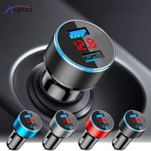 Load image into Gallery viewer, USB LED Display Mobile Phone Adapter Car Charger freeshipping - Tyche Ace

