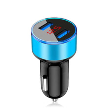 Load image into Gallery viewer, USB LED Display Mobile Phone Adapter Car Charger freeshipping - Tyche Ace
