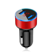 Load image into Gallery viewer, USB LED Display Mobile Phone Adapter Car Charger freeshipping - Tyche Ace
