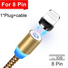 Load image into Gallery viewer, USB Magnetic  Automatic Adsorption Design Mobile Phone Fast Charging Cable freeshipping - Tyche Ace
