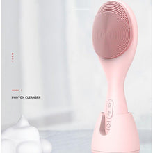 Load image into Gallery viewer, USB Waterproof Silicone Electric Cleansing Facial Brush freeshipping - Tyche Ace
