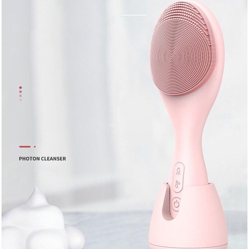 USB Waterproof Silicone Electric Cleansing Facial Brush freeshipping - Tyche Ace