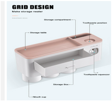 Load image into Gallery viewer, Magnetic Adsorption Toothbrush Holder Automatic Toothpaste  Dispenser - Tyche Ace
