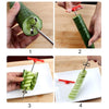 Vegetables Spiral Knife Carving Screw Slicer Cutter Spiraliser freeshipping - Tyche Ace