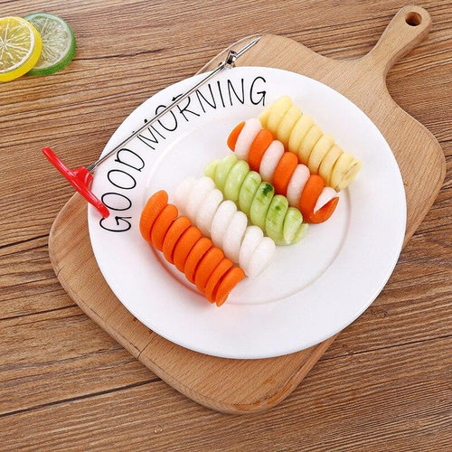 Vegetables Spiral Knife Carving Screw Slicer Cutter Spiraliser freeshipping - Tyche Ace