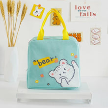 Load image into Gallery viewer, Woman Eco-Friendly Cartoon Design Insulated Waterproof Cooler Picnic Lunch Bag freeshipping - Tyche Ace
